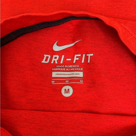 Men’s Nike dri fit t shirt basically brand new in red heather size medium - Picture 2 of 3